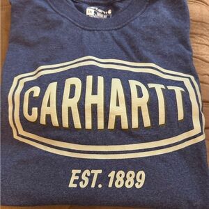 Carhartt Navy Logo Tee